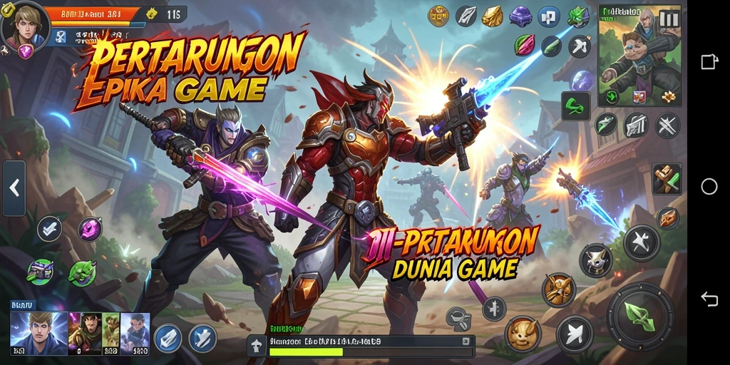 Gameplay pertarungan menarik di 8II dengan karakter dinamis.