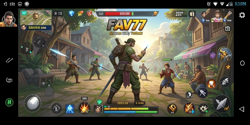 Tampilan antarmuka FAV77 yang menarik dan fungsional.
