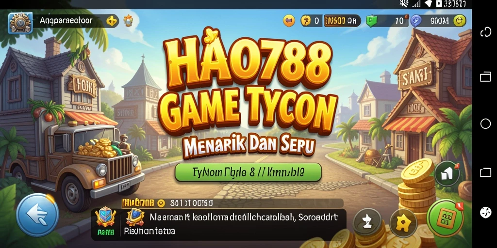 Gambaran gameplay seru HAO788 dengan elemen Tycoon yang menarik.