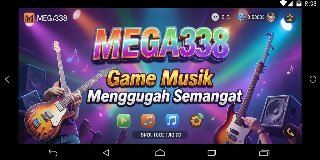 Tampilan gameplay seru di MEGA338 dengan berbagai pilihan lagu.