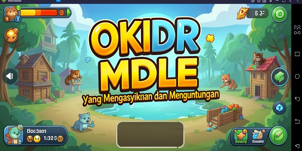 Tampilan gameplay <strong>OKIDR</strong> yang menarik dan penuh warna.