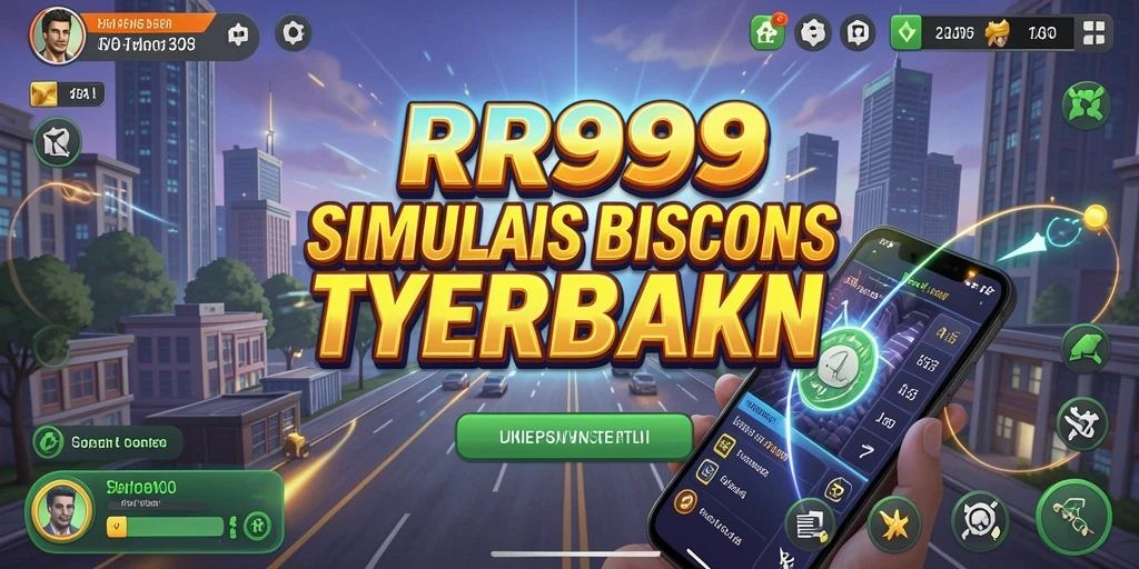 Screenshot utama RR999 menunjukkan pengalaman permainan Tycoon yang mendalam dan interaktif.