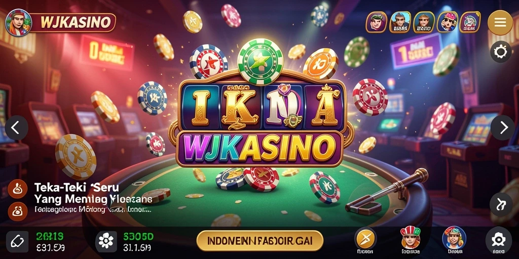 Screenshot gameplay WJKASINO menampilkan tantangan teka-teki yang menarik.