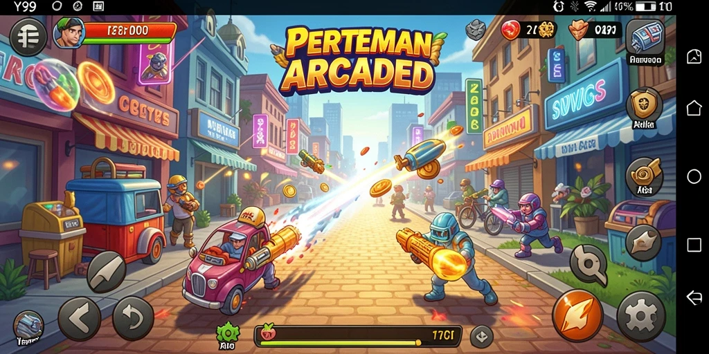 Tangkapan layar Y89 menampilkan gameplay menarik dengan grafis yang colorful.