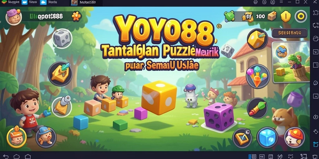 Tampilan gameplay menarik dari YOYO88 dalam permainan Puzzle.